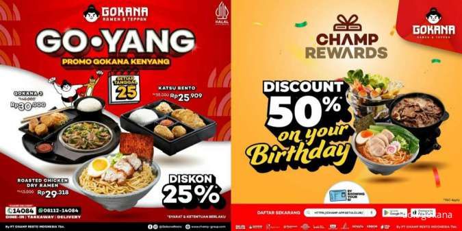 2 Promo Gokana Edisi 25 Juli 2024: Ada Paket GoYang 25 hingga Diskon 50%