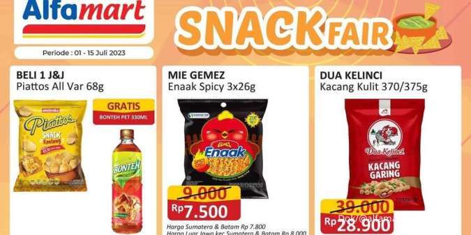 Harga Promo Alfamart Terbaru Senin 10 Juli 2023, Nikmati Snack Lebih Murah