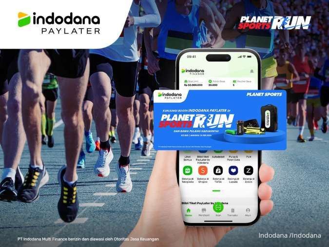 Ada Diskon 20% hingga Rp1 Juta, Ini Promo Indodana di Planet Sports Run
