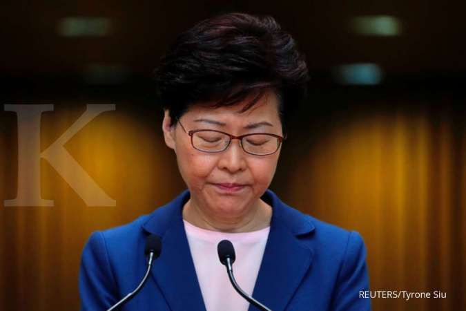 Pemimpin Hong Kong Carrie Lam mengisyaratkan untuk mundur dari jabatannya