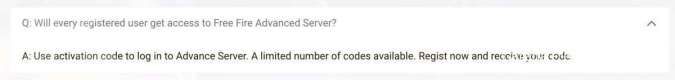 Cara mendapatkan kode aktivasi advance server ff