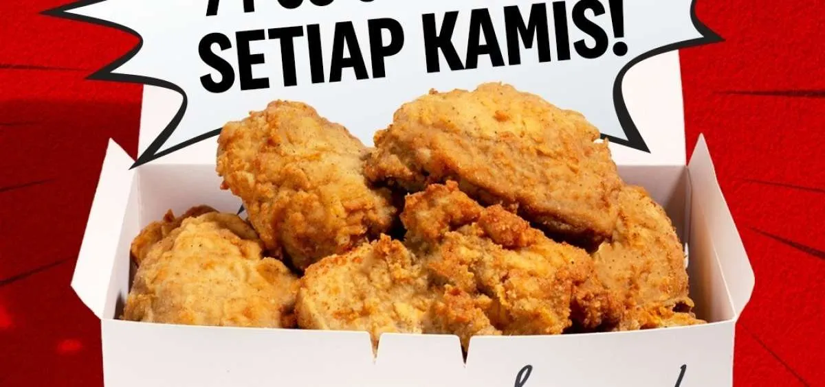 Promo KFC Terbaru 2 Maret 2023, The Best Thursday dengan Banyak Pilihan di Hari Kamis