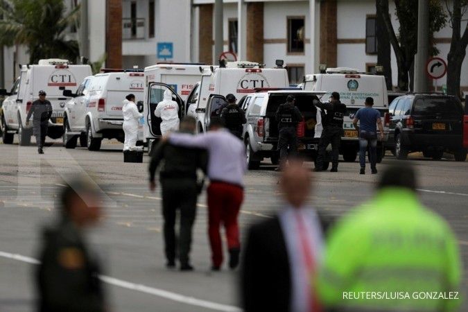 Bom mobil meledak di akademi kepolisian Kolombia, tewaskan 21 orang