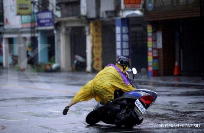 Topan Danas Terjang Taiwan Selatan, Dua Orang Meninggal dan Ratusan Terluka