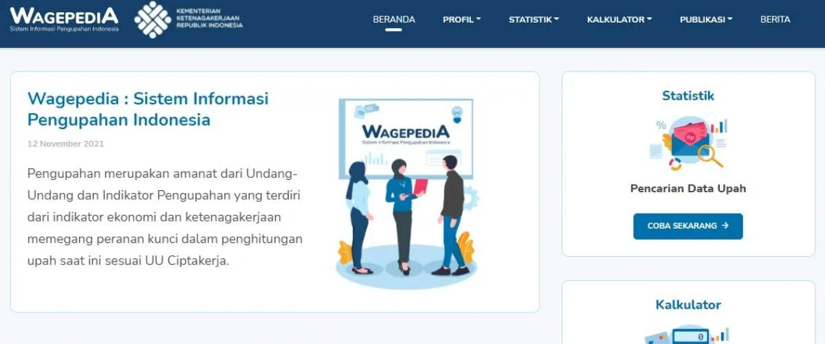 Cara cek UMP tahun 2022 lewat Wagepedia Kemnaker, berapa UMP daerah Anda?