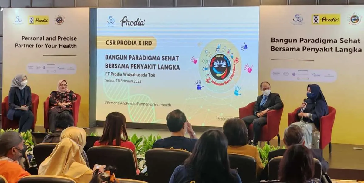 HUT ke-50 dengan Odalangka,Prodia Gelar Periksa Genetik Gratis Terbanyak di Indonesia