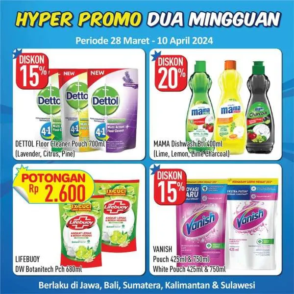 Promo Hypermart Dua Mingguan Periode 28 Maret-10 April 2024