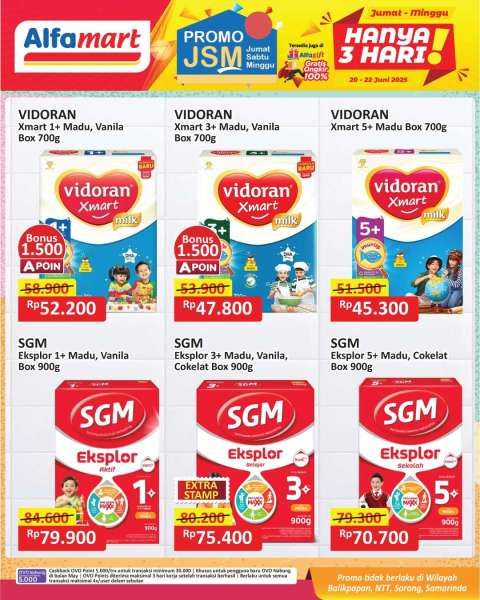 Promo JSM Alfamart 20-22 Juni 2025