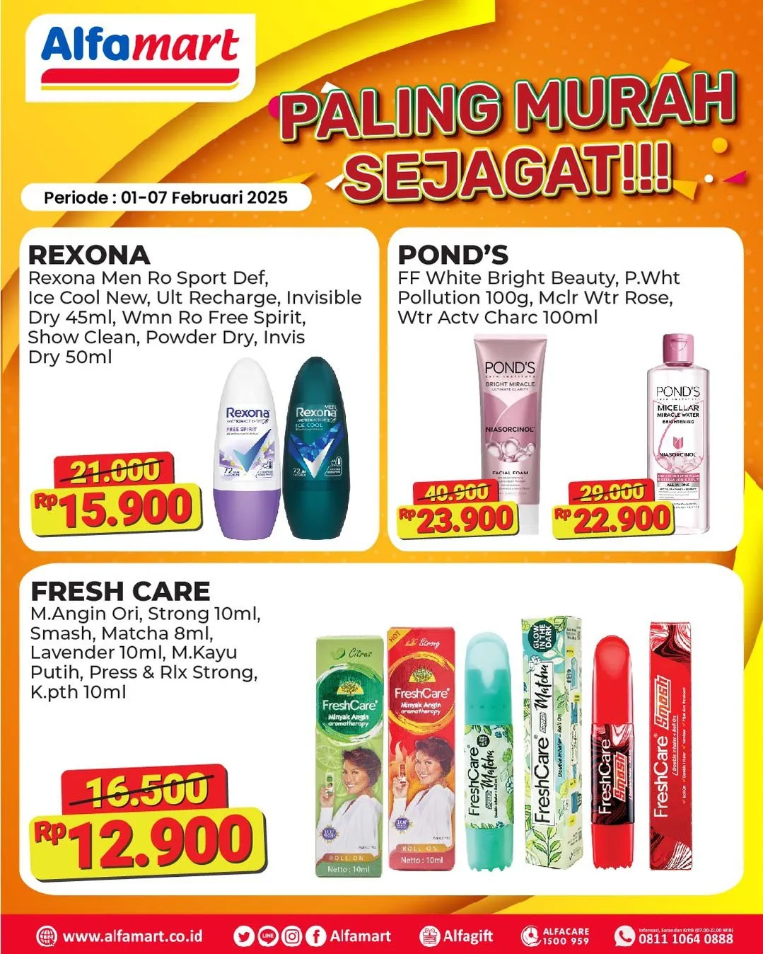 Promo Alfamart Paling Murah Sejagat Periode 1-7 Februari 2025