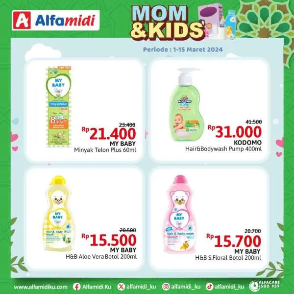 Promo Alfamidi Mom & Kids Periode 1-15 Maret 2024