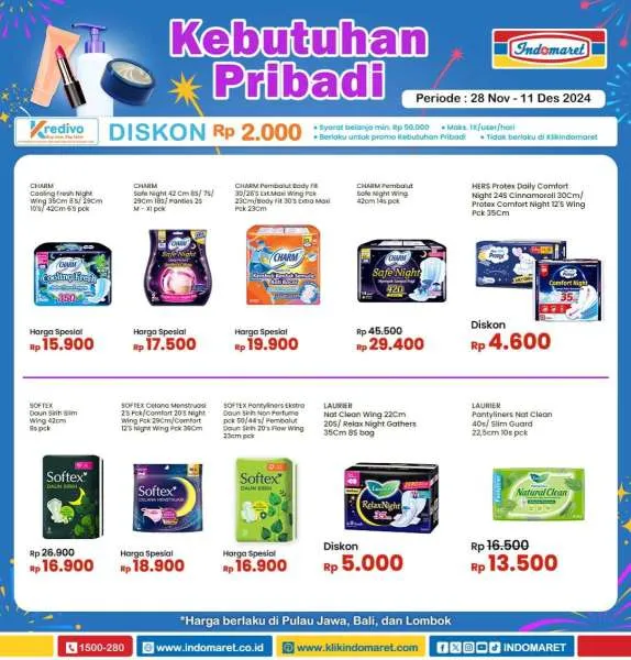 Promo Indomaret Super Hemat Periode 28 November-11 Desember 2024