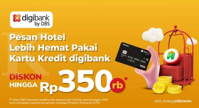 Khusus Kartu Kredit Digibank, Pesan Hotel di Tokopedia Dapatkan Diskon Rp 350.000