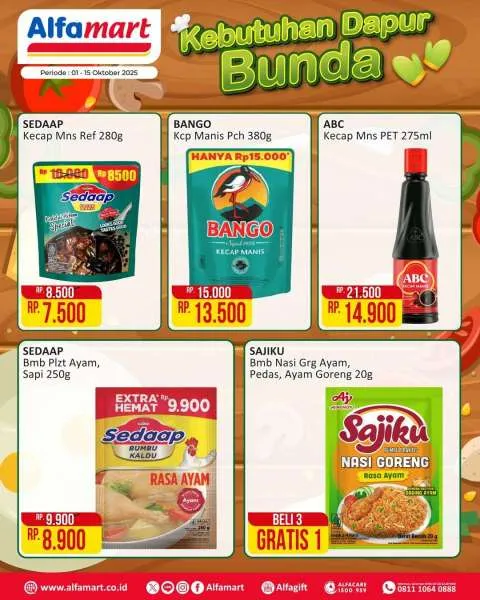 Promo Alfamart Kebutuhan Dapur Periode 1-15 Oktober 2025