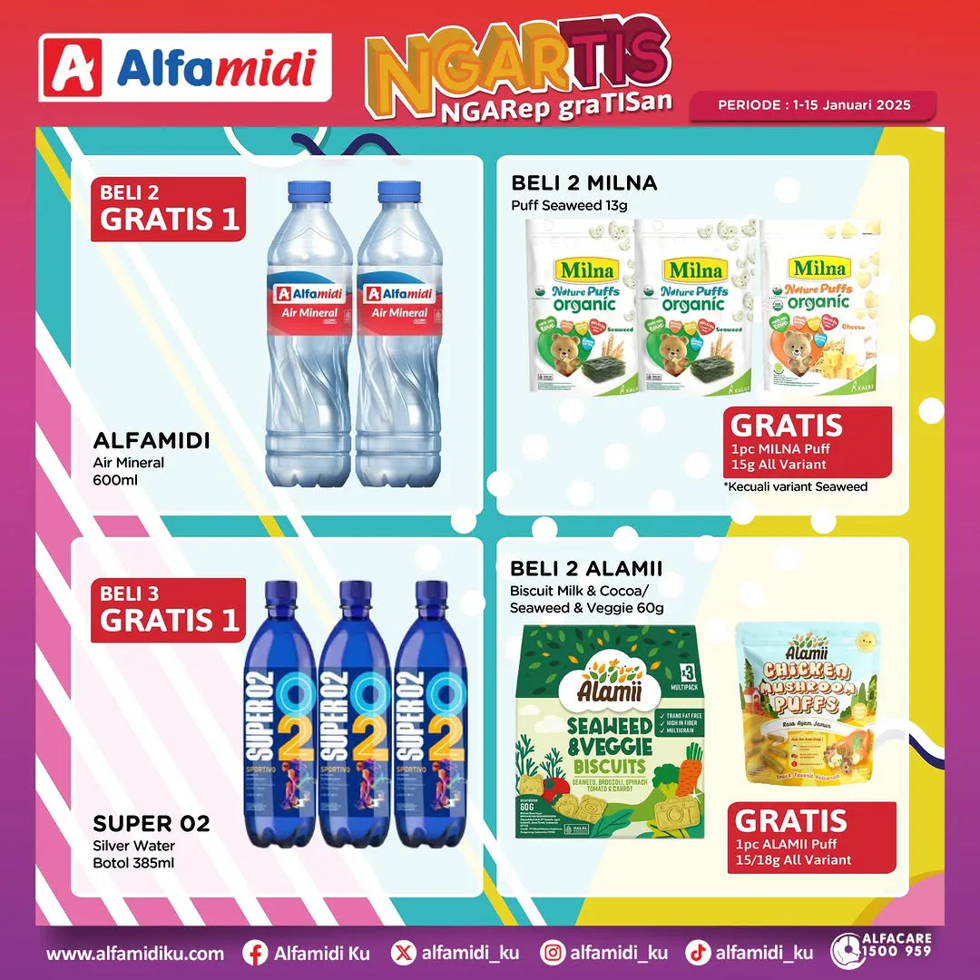 Promo Alfamidi Ngartis (Ngarep Gratisan) Periode 1-15 Januari 2025