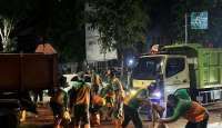 Usai Demo di Jakarta, 18,72 Ton Sampah Diangkut