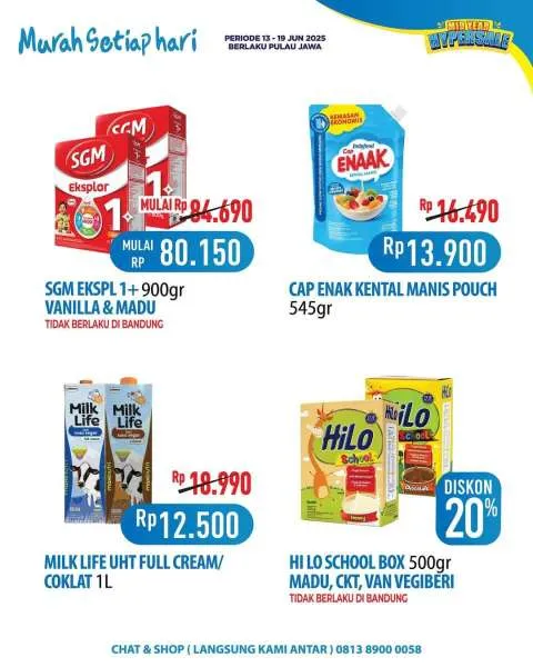 Promo JSM Hypermart Hyper Diskon Weekend Periode 13-16 Juni 2025