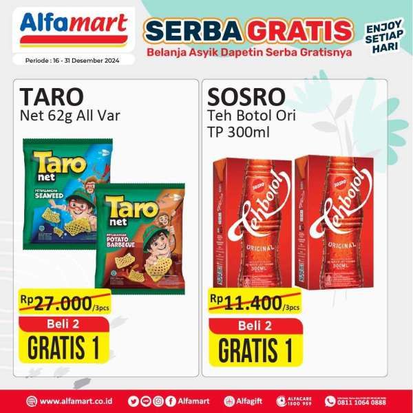 Promo Alfamart Serba Gratis 16-31 Desember 2024