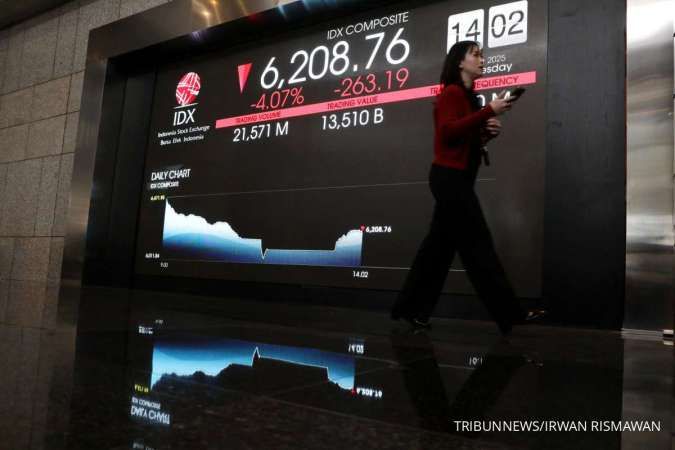 IHSG Dibuka Melemah 0,59% ke level 6.220 pada Perdagangan Senin (24/3)