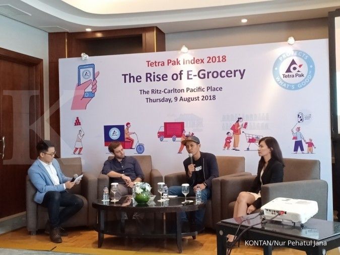Tetra Pak memprediksi belanja e-grocery Indonesia akan naik 5,4% tahun 2030