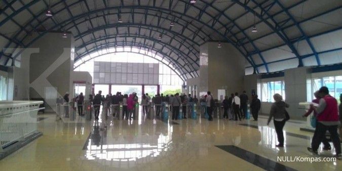 Stasiun Palmerah tampil dengan penampakan baru  