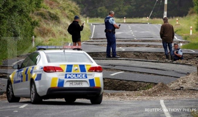 Selandia Baru dilanda tsunami pasca gempa kuat