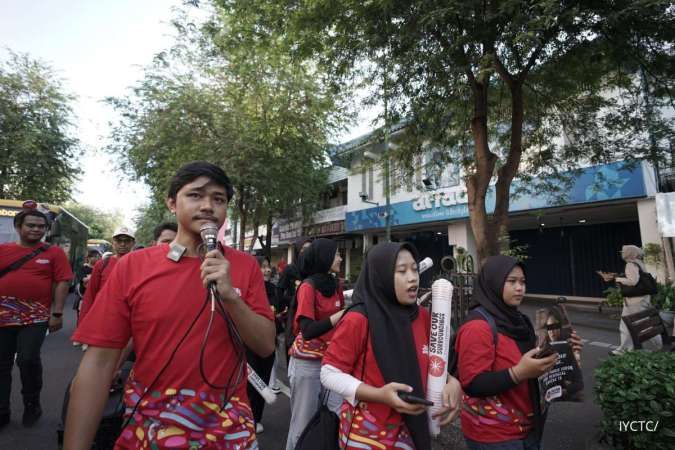 Ratusan Pemuda Serukan Kawasan Tanpa Rokok di Malioboro 