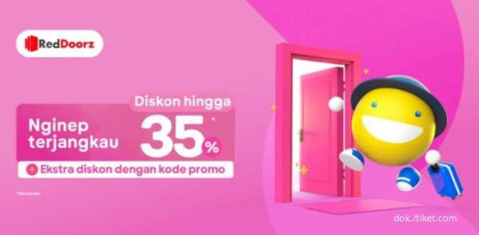 Promo Hotel RedDoorz Sampai 24 Februari, Dapatkan Diskon hingga 35% dari Tiket.com