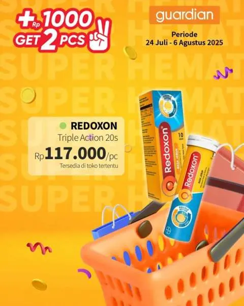 Promo Guardian Super Hemat Periode 24 Juli-6 Agustus 2025