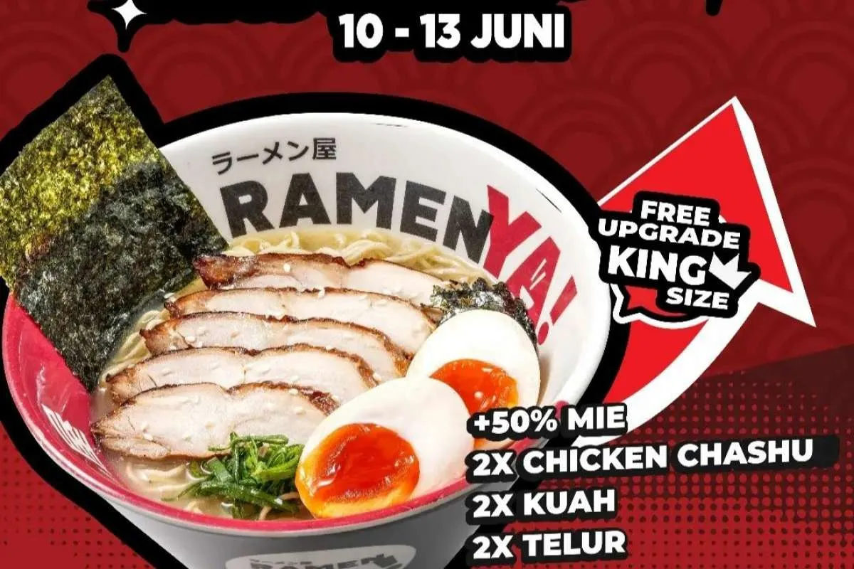 Promo Makanan 10-13 Juni 2024: Chatime, Ramen Ya, dan Golden Lamian Serba Diskon