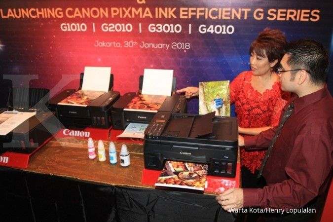 Canon luncurkan empat printer G series di awal tahun