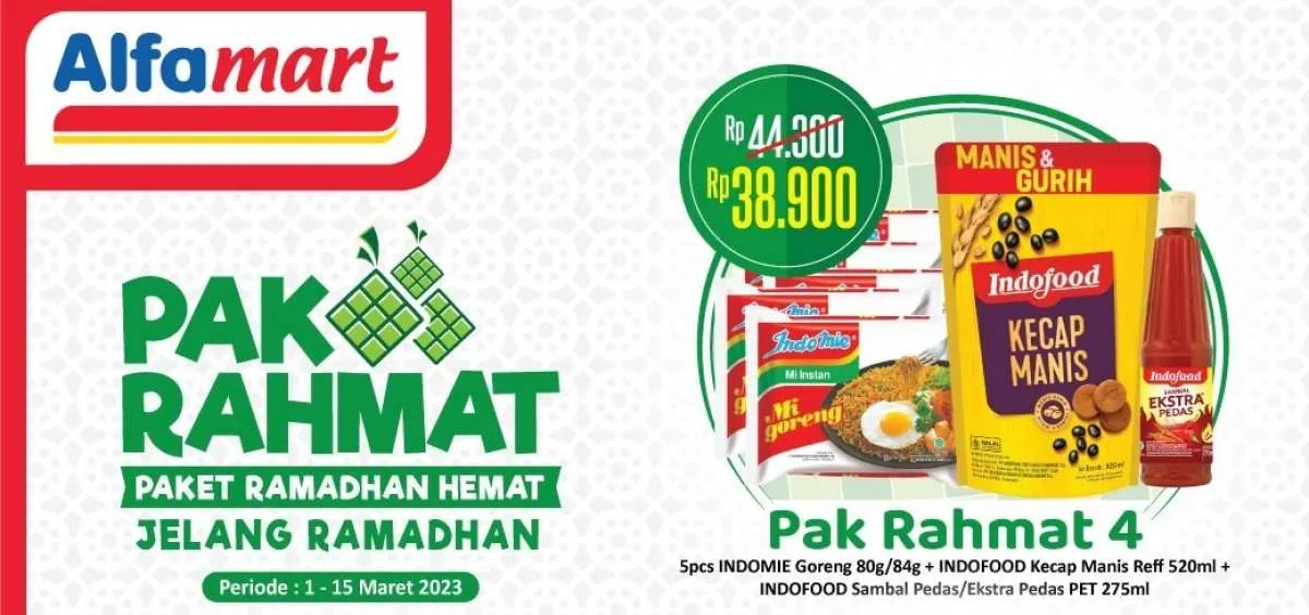 Jangan Lewatkan 6 Paket Hemat Menjelang Ramadhan Promo Alfamart Terbaru 14 Maret 2023