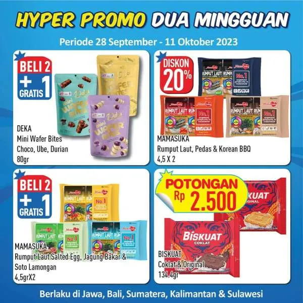 Promo Hypermart Hyper Promo Dua Mingguan Periode 28 September-11 Oktober 2023