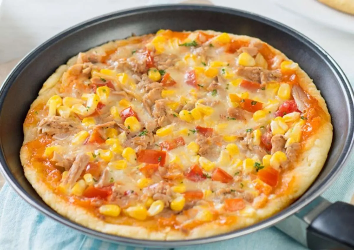 Resep Pizza Tuna Tanpa Oven, Masak Pizza yang Mudah Cuma Pakai Teflon