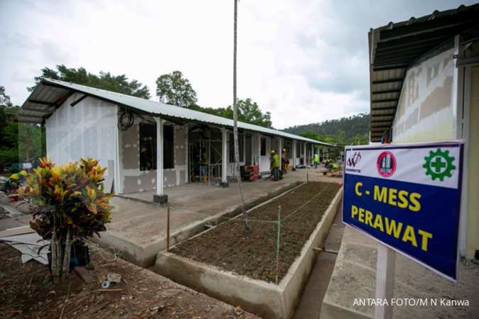 Progres pembangunan rumah sakit corona Pulau Galang sudah 92%