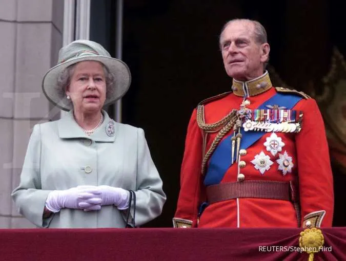 Ratu Elizabeth bersama Pangeran Philip 