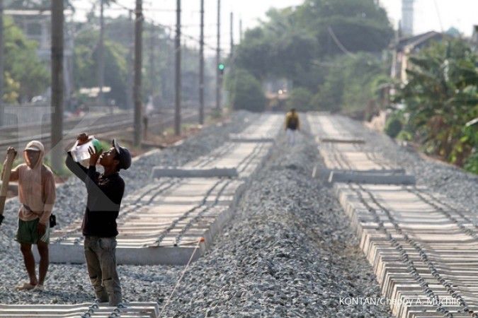 Double track kereta api jalur selatan kelar 2019