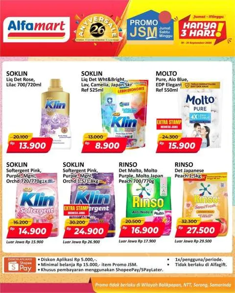 Promo JSM Alfamart Periode 19-21 September 2025
