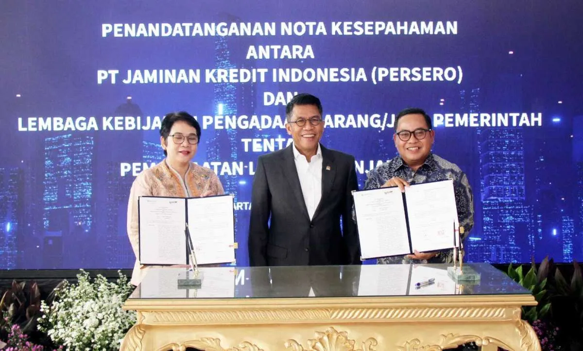 Jamkrindo Gandeng LKPP Perkuat Penjaminan Pengadaan Pemerintah
