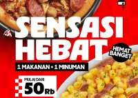 Promo Pizza Hut November 2025, 1 Makanan & 1 Minuman Mulai Rp 50.000