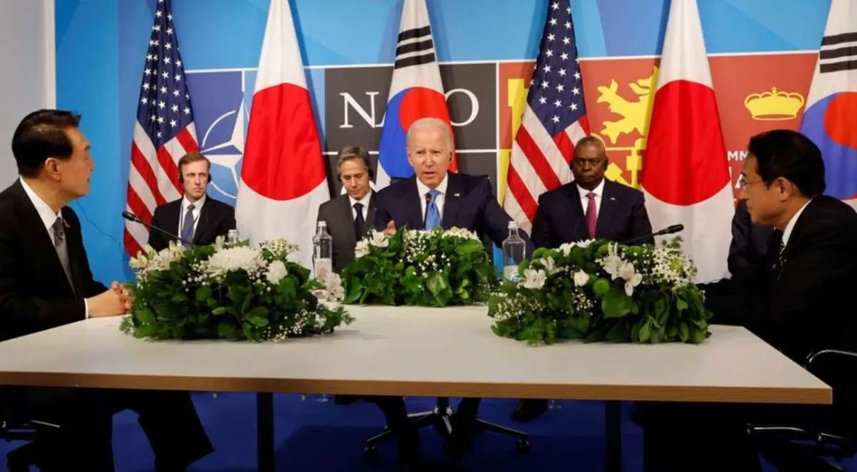 Biden Rencanakan KTT AS-Jepang-Korsel, Ancaman Militer Korut Jadi Agenda Utama