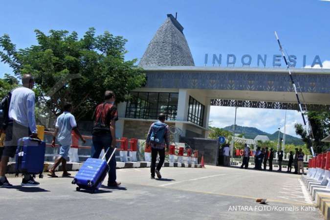  Indonesia-Timor Leste Resmikan Layanan Bus ALBN Kupang-Dili