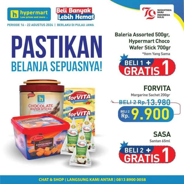 Promo Hypermart Beli Banyak Lebih Hemat Periode 16-22 Agustus 2024