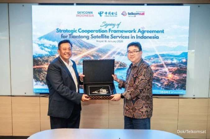 Telkomsat Gandeng China Telecom Perkuat Layanan Satelit 