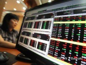 Tiga saham bank menggiring penguatan IHSG di sesi pertama