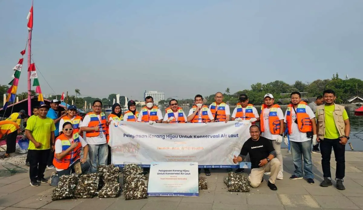 BRI Life Berbagi melalui Restorasi Kerang Hijau &Donasi Tempat Sampah Pilah di 3 Kota