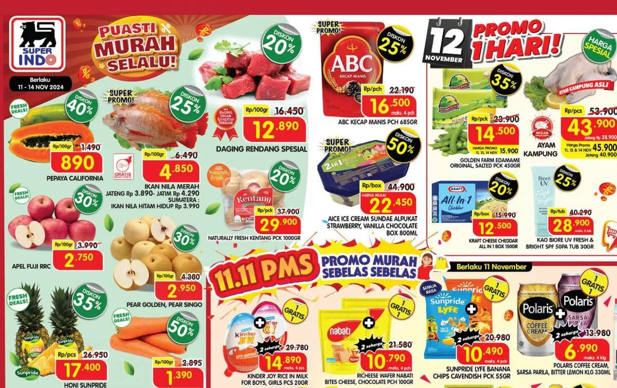Promo Superindo Weekday 14 November 2024, Es Krim Diskon 50% Berakhir Hari Ini