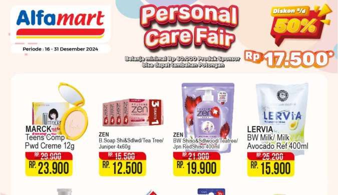 Promo Deterjen dan Sabun Mandi di Alfamart-Indomaret Weekday, Ada Diskon Sampai 50%