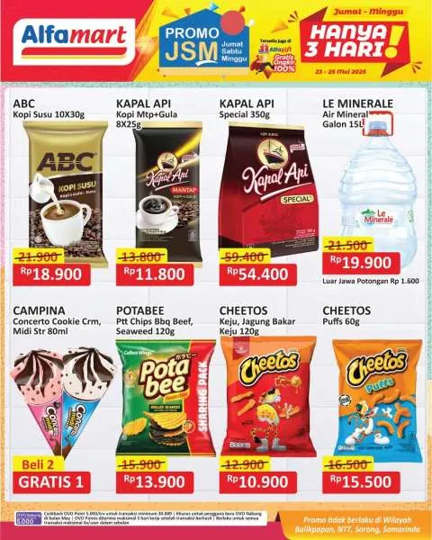Promo JSM Alfamart 23-25 Mei 2025