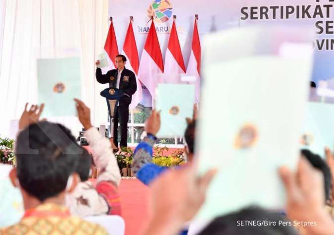 Ada pandemi, Jokowi turunkan target pemberian sertifikat tanah tahun ini