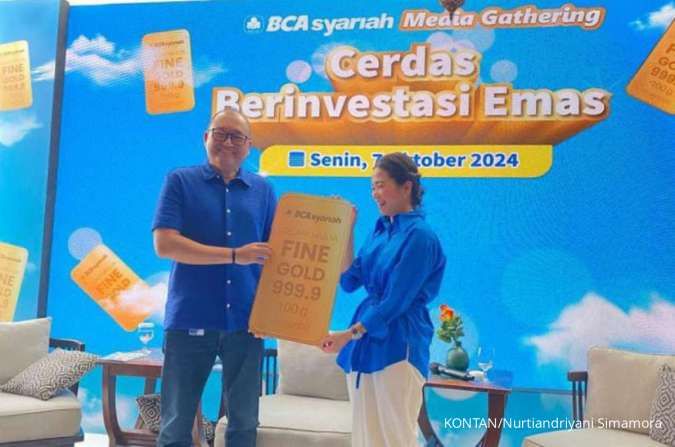 Banyak Peminat, Pembiayaan Emas BCA Syariah Melonjak 210,8% Per Agustus 2024